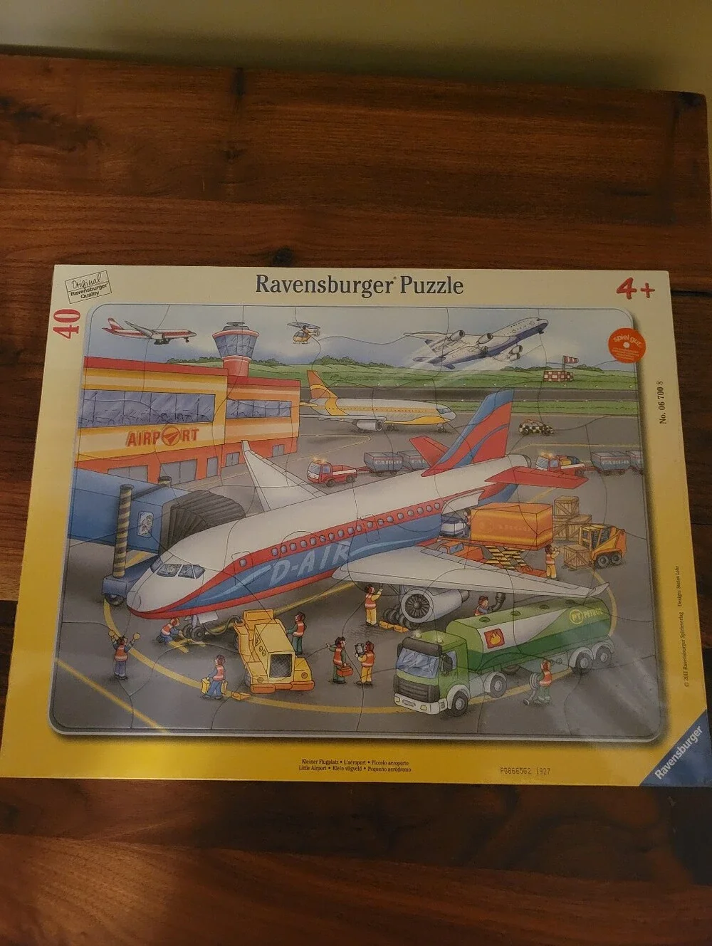 New, Ravensburger Airplane Puzzle, 40 Piece